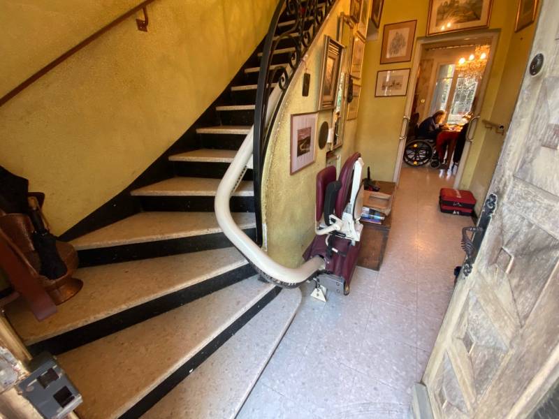 Monte-escalier extérieur sur deux étages à Perpignan